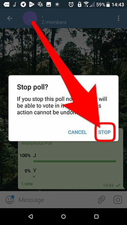 آموزش ساخت نظرسنجی در تلگرام بدون استفاده از ربات(قابلیت Poll )